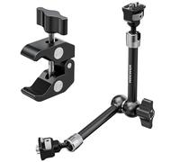 NEEWER Bras Magique Articulé 11" avec Super Pince, Support pour Moniteur Caméra avec Goupilles&Trou Positionnement Arri 1/4" 3/8" pour DSLR Action Cam Éclairage Compatible avec SmallRig Cage, ST16C