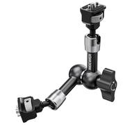 NEEWER Bras Magique articulé de 17,8 cm avec têtes sphériques à 360° et Broches de localisation pour Arri, Support de Moniteur d'appareil Photo avec vis de 6,35 mm pour caméra d'action Reflex