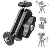 NEEWER Bras Magique Articulé Flexible avec Double Rotules,Alliage d'Aluminium Usiné CNC avec Vis&Trous 1/4" pour Moniteur de Caméra,Lumière LED,Microphone,Trépied,Compatible avec SmallRig Cage,UA012