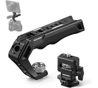 NEEWER CA007 Poignée Supérieure + MA006 Support Moniteur, Poignée Cage de Caméra + Support Moniteur avec Support Type Cold Shoe Inclinaison 180° pour Moniteur 5" & 7" Compatible avec Atomos Ninja V