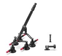 NEEWER CA075 Kit de Fixation à Ventouse 5 en 1 pour Voiture Compatible avec Insta 360 X5 X4 X3 Insta360 X2 GoPro Max DJI OSMO 360 Accessoires de caméra d'action à libération Rapide avec Perche à