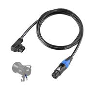 Neewer Câble d'Alimentation D Tap Mâle vers XLR Femelle 3 Broche 1.8m pour éclairage Vidéo Continu,Uniquement pour Lampe Vidéo LED FS150 FS150B FS230 FS230B,NC009