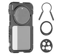 NEEWER Cage 15 Ultra, Support Stabilisateur de Téléphone à Dégagement Rapide Compatible avec Xiaomi 15 Ultra avec Adaptateur de Filtre 67mm et Plaque Arrière d'Objectif 17mm pour Vidéo, PA091 Noir