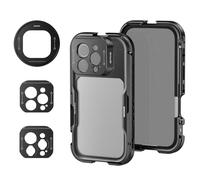 NEEWER Cage 16 Pro, stabilisateur vidéo à libération Rapide Compatible avec iPhone 16 Pro avec Adaptateur de Filtre de 67 mm, Plaque arrière d'objectif de 17 mm, Adaptateur d'objectif à Monture en T