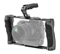NEEWER Cage Universelle pour caméra et poignée supérieure avec kit de Broches de positionnement Arri 3/8", stabilisateur vidéo avec Base Arca, Deux poignées, Compatible avec Les Accessoires SmallRig