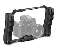 NEEWER Cage Caméra Vidéo avec Plaque à Dégagement Rapide Arca,Double Poignées,Filetage ARRI 3/8"et 1/4",Sabot Froid,Stabilisateur Caméra Universel Compatible avec SmallRig NEEWER Plaque de Base,CA077