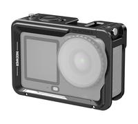 NEEWER Cage de Caméra pour Osmo Action 6,Stabilisateur Vidéo Léger en Métal avec Sabot Froid &Filetage 1/4",Compatible avec DJI Adaptateur Magnétique à Dégagement Rapide Micro,pour Caméra Action,AC054