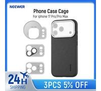 NEEWER Cage de coque de téléphone pour iphone 17 Pro/Pro Max, housse de protection modulaire robuste en TPU/PC avec anneau de filtre 67 mm for iphone17 promax