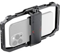 NEEWER Cage de Téléphone Universelle, Support Vidéo pour Smartphone avec Fixations à Dégagement Rapide,Sabots Froids, Support Stabilisateur Vidéo pour Téléphone Compatible avec iPhone et Samsung,PA039