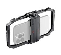 NEEWER Cage de Téléphone Universelle, Support Vidéo pour Smartphone avec Fixations à Dégagement Rapide,Sabots Froids, Support Stabilisateur Vidéo pour Téléphone Compatible avec iPhone et Samsung,PA039