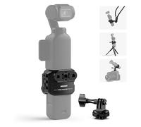 Neewer Cage Pocket 3, Support d'enregistrement vidéo en Alliage d'aluminium avec Adaptateur d'extension de caméra d'action, Filetage 6,35 mm, Griffe Froide Compatible avec DJI Osmo Pocket 3 Creator