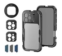 NEEWER Cage pour 16 Pro Max, Rig Stabilisateur Téléphone à Dégagement Rapide pour iPhone 16 Pro Max, Adaptateurs Filtre 67mm, Objectif 17mm & Objectif Monture T, Accès Total au Contrôle Caméra, PA074