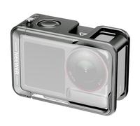 NEEWER Cage pour Action 5 Pro, Plate-forme Vidéo de Protection,Filetage 1/4",Bouton d'Obturation Compatible avec DJI Osmo Action 5 Pro Action 4 Action 3 DJI Mic DJI Support Adaptateur Magnétique,AC014
