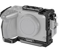 NEEWER Cage pour appareil photo FX3/FX30 avec pince de câble HDMI, rail OTAN, trous de positionnement ARRI 3/8", filetage 1/4", compatible avec poignée XLR Sony FX3 FX30, compatible avec le cardan DJI