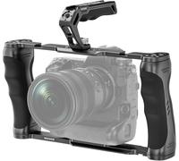 NEEWER Cage Universelle pour caméra et poignée supérieure avec kit de Broches de positionnement Arri 3/8", stabilisateur vidéo avec Base Arca, Deux poignées, Compatible avec Les Accessoires SmallRig