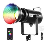 NEEWER CB 300C COB Lumiere Video LED RGB 300W avec Réflecteur, Contrôle APP/2,4G, 17 Scènes, 29600Lux/1m 2500-7500K CRI97+/TLCI97+ Éclairage Continu Couleur COB Bowens Réglable pour Tournage en Studio