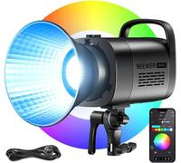 NEEWER CB100C 130W RGB COB Video Light avec 2.4G/Application Contrôle à Distance, Éclairage Continue RGB LED, Monture Bowens Lumière Photo Studio