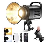 NEEWER CB120B 120W COB Video Light avec 2.4G/Application contrôle à Distance, Bicolore éclairage Continue LED, Monture Bowens Lumiere Photo Studio [Classe énergétique F]