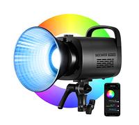 NEEWER CB60 70W RGB COB Video Light avec 2.4G/Application Contrôle à Distance, Éclairage Continue RGB LED, Monture Bowens Lumière Photo Studio