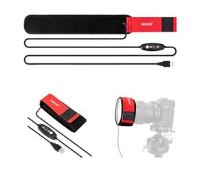 NEEWER Chauffe-Objectif USB 400 mm avec 3 réglages de température, Bande de Chauffage Anti-rosée pour Appareil Photo Reflex numérique sans Miroir, télescope, astrophotographie binoculaire, HW-17B