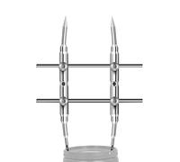 NEEWER Clé à molette en acier inoxydable, outil d'ouverture professionnel avec pointes plates double face, outil de retrait de lentille avec quatre vis pour objectif d'appareil photo reflex numérique,