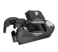 NEEWER Support de Fixation pour Sac à Dos Caméra avec Plaque QR Carrée,Loquet Sécurité Amélioré,Sangle en Acier Inoxydable,Compatible avec Canon Nikon Sony DSLR à Système QR PD,Charge 10kg (22lb),GP67