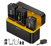 NEEWER CM26 Pro AI Microphone sans Fil Compatible avec iPhone,Android,appareils Photo&PC.Micro-Cravate avec DSP/MCU,réduction du Bruit,48 kHz/24 Bits, Rapport Signal/Bruit de 88 DB, portée de 100m