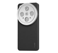 NEEWER Coque Protection pour téléphone Compatible avec Oppo Find X8 Ultra, Coque Robuste en Similicuir TPU + PC avec Montures d'objectif 17mm&Adaptateur Filtre 67mm, PA117 Noir + Argent