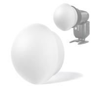 NEEWER CRS9 Diffuseur de Flash en Silicone, Modificateur de Lumière Magnétique, Boîte à Lumière pour NEEWER NW620 NW700 NW760 Z880 Z760 Tête Carrée et Z1 Z2 Tête Ronde Speedlite Anneaux d'Adaptation