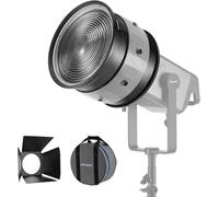 NEEWER CSF10 Lentille Fresnel 10",Lentille Collecte Lumière à Monture Bowens avec Angle Faisceau de 10 à 35°et Porte d'Entrée pour CB300B,CB300C,CB200,CB200B,CB200C,AS600B Lampe Vidéo LED Jusqu'à 600W