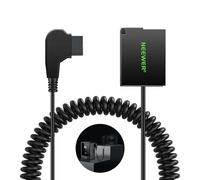 NEEWER D Tap to DMW-BLC12 Batterie Factice pour Batterie à Montage V,Compatible avec Panasonic Lumix DMC-G7 G85 G5 FZ300 FZ2500 FZ1000 GH2 FZ200 G6 GX8 DC-Z1000 II G95 Sigma FP FP L V-LUX 5, VP-BLC12