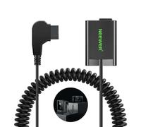 NEEWER D Tap vers EN-EL25 Batterie Factice avec Câble, Alimentation Continue Stable pour Nikon Zfc Z30 Z50, Compatible avec Les Batteries SmallRig V Lock NEEWER PS099E Batteries Sony V Mount, VP-EP5G