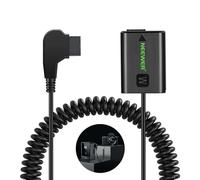 NEEWER D Tap vers NP-FW50 Batterie Factice avec Câble pour Batterie à Montage en V, Alimentation Continue pour Sony ZV-E10 A3000 A5000 A5100 A6000 A6100 A6300 A6400 A6500 A7 II A7R II A7S II, VP-FW50