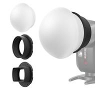 NEEWER Diffuseur de Flash en Silicone avec Deux Anneaux adaptateurs magnétiques, modificateur de lumière, boîte à lumière pour NEEWER NW620 NW700 NW760 Z880 Z760 tête carrée et Z1 Z2 tête Ronde