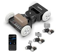 NEEWER DL400 Slider Motorisé Amélioré avec Contrôle par Application | Entraînement à Double Moteur,Autonomie 5h,Compatible avec GoPro iPhone Android Samsung Phone,DSLR & Caméscope,Roue Blanche