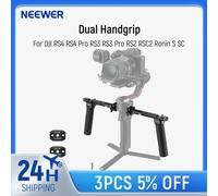 NEEWER double poignée pour DJI RS4 RS4 Pro RS3 RS3 Pro RS2 RSC2 Ronin S SC cardan double poignée Kit avec 2 Mini Rails NATO 1