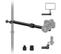 NEEWER DS001 Bras d'extension télescopique de Table pour Appareil Photo, 30 à 51 cm, avec Support à rotule 1/4", 3/8", 5/8", vis pour Webcam, caméra LED, Microphone annulaire