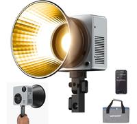 NEEWER Éclairage Vidéo LED 80W avec Batterie 72Wh / Charge Rapide PD 100W/Contrôle APP & 2,4G, Éclairage Continu COB Bicolore Portable 25500lx/1m, 2700-6500K, Réglable IRC95+, 13 Scènes, HB80B