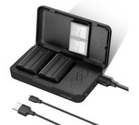 NEEWER EN-EL15c Batterie de Rechange et Chargeur USB Ensemble,Pack 2 Batterie 2400mAh&Chargeur Double Canal Compatible avec Nikon Z8 Z7 Z6 Z5 D850 D810 D780 D750 D610 D500 D7500 D7200 D7100 D7000 1 V1