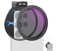 NEEWER Ensemble Comprenant Un Filtre ND Variable de 67mm & Support Magnétique pour Téléphone,Accessoire à Densité Neutre HD Réglable de ND2 à ND32,Compatible avec iPhone 17 Pro Max Samsung S26 Ultra