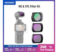 NEEWER - ensemble de filtres magnétiques variables ND, UV et CPL, Compatible avec DJI OSMO Pocket 3 Creator Combo, accessoires, filtre à densité neutre ND CPL UV Filter Set