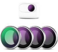 NEEWER Ensemble de Filtres ND Compatibles avec Insta360 GO 3S, Kit de Filtres CPL+ND8+ND16+ND32, Accessoires pour Caméra d'Action, Filtres Polarisants et à Densité Neutre, Verre Optique HD Multicouche