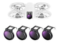 NEEWER Ensemble de filtres ND/CPL Compatible avec DJI Neo, 4 pièces, ND8/PL ND16/PL ND32/PL ND64/PL, Accessoires pour Drone, Filtre polariseur à densité Neutre avec Verre Optique HD Multicouche Mince