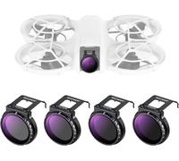 Neewer Ensemble De Filtres Nd/Cpl Compatibles Avec Dji Neo, Pack De 4 Nd8/Pl Nd16/Pl Nd32/Pl Nd64/Pl Polariseur À Densité Neutre Accessoires De Drone, Verre Optique Hd Multicouche Fin, Fl-N29