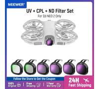 NEEWER - ensemble de filtres UV + CPL + ND, densité neutre (ND8/16/32/64), filtre polarisant circulaire uniquement pour DJI NEO 2 FL-N71