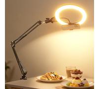 NEEWER Entry Level Version 10.5" Ring Light Anneau Lumineux Bureau avec Support à Pince,Remote & Support Phone,Compatible avec iPhone, éclairage LED 10W CRI 85+ pour Streaming, Selfie et Vidéo,N31
