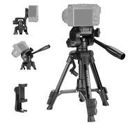 NEEWER Entry Level Version Mini Trépied de Bureau de Caméra, DSLR Compact Portable, Support de Webcam, Tête Panoramique et Inclinable à 3 Voies, Compatible avec iPhone pour Enregistrement Vidéo, TP52