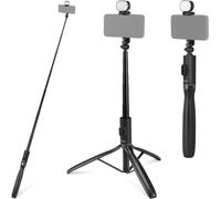 NEEWER ENTRY LEVEL VERSION Perche à Selfie avec Lumière & Télécommande Compatible avec iPhone,Samsung et Android,67"" Support de téléphone portable extensible pour enregistrement vidéo & tournage,PA98