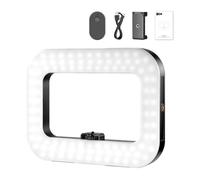 NEEWER ENTRY LEVEL VERSION Système Stabilisation Vidéo Phone avec éclairage/Remote,Stabilisateur Portatif, Ring Light LED Bicolore Carré 20W,5200mAh,3 Sabot Froid,CRI 80+,pour Selfie,Streaming(NL200B)