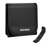 NEEWER Étui pour Filtres 82mm,Pochette de Transport et de Rangement Pliable en 3 Parties,Résistante aux éclaboussure,Pouvant Contenir jusqu'à 3 Filtres Ronds de 82mm pour Objectif Appareil Photo,PB15